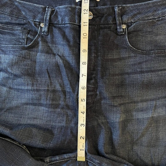 Good American Womens 16 Good Legs High Rise Crop Stretch Denim Blue Jeans - Picture 8 of 10